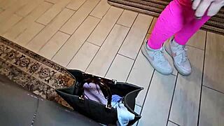 Asian Stepmom Catches Me Gooning With Her Panties Rei Sky