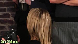 I mock the seasoned British domina in CFNM