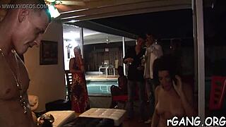 Boyfriends Bang Cute Chicks In Rough Contest