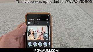 povmum stepmom lets horny stepson pound her hard, keep our secret from husband.