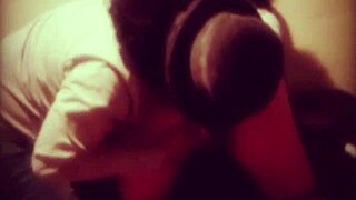 wife flashes belly in pantyhose while muff diving with brother-in-law