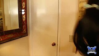 Ink ponytails brunette Casey Cumz gets a boob job