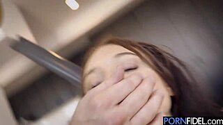 Lexi Victoria Gags On Huge Cock!