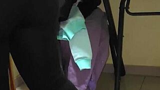 teasing the maid in rough homemade play part 1