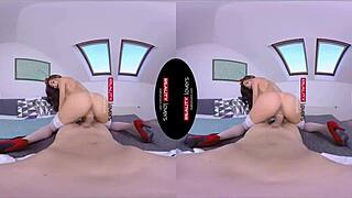 snow wild is a horny cunt riding dildo