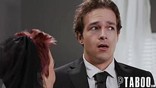 Tattooed GILF Ruby Soaked in Cum by Jayden During Condolences