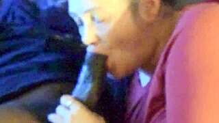 Giving him deepthroat with intense passion