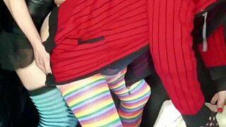 Milf Lola the brunette pegs with strap on in anal scene