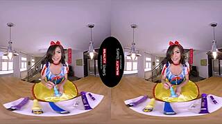 snow wild is a horny cunt riding dildo