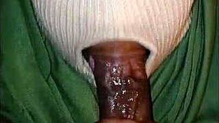 The masked girl with an amazing cock sucking talent