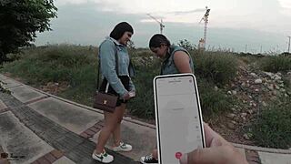 Stranger pays us to try vibrator in mall—wild! 😜