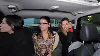 Uber driver scores big with wild public flashing fun.