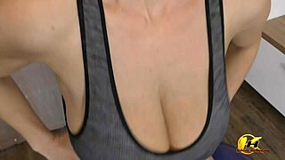 Enjoy fitness with this big tits MILF