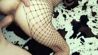 Sexwife fucks with a stranger in an amateur video