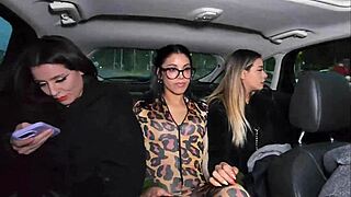 Uber driver scores big with wild public flashing fun.