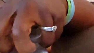 Can You Handle This Ebony Babe Pleasuring Her Big Ass Alone?