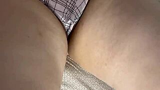 pov raw bareback sex with chubby milf stepmom cum inside pussy