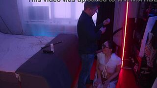 Lecherous Husband Pisses On Wife Then Anal Fucks Her With Monster Cock