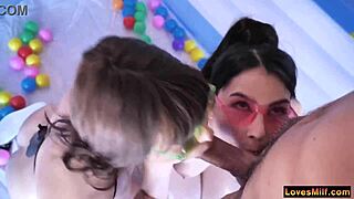 Valentina And Kiara In Soap Bubbles