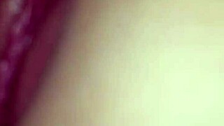 Wife Takes Cock And Glass Dildo In Pussy Simultaneously