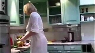 Blonde Norwegian mature smokes and dates in hot POV action