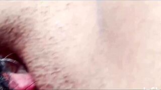 desi step auntie gets slammed hard in hot field action.