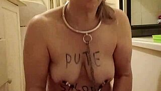 11/15/2024 Slave F with belt and piss