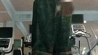 fitness workout with sexy mature roommate and father in law