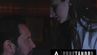 Pure Taboo: Horny Virgin Teen Penelope Kay Seduces Pervert Priest to Fuck Her Ass!