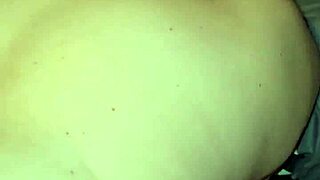 milf gets cum creampie on ass.