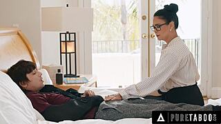 Horny teacher Dana Vespoli gives injured student a gift