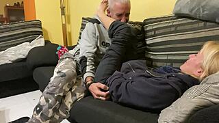 This lovely couple enjoys passionate intimacy every day
