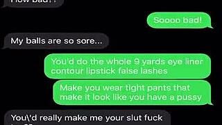 Sexting Emasculating My Sissy Bitch Humiliation