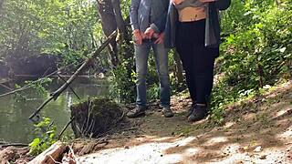 Hot MILF mother in law gives the best handjobs