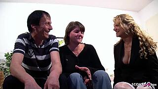Her first threesome, incredible, can't believe it happened!