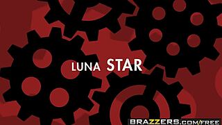 Jessy Jones and Luna Star in Brazzers Extra scene - a guy with an impressive endowment