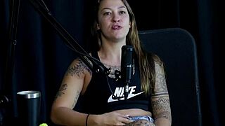 Indian babe handles Kidi Bengala in wild exhibitionist handjob session