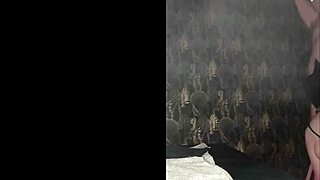 I, Mistress Kantalie, humiliate my slave Ebed at the Amazones Croix