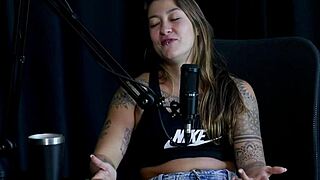 Indian babe handles Kidi Bengala in wild exhibitionist handjob session