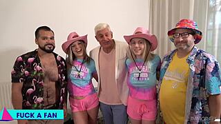 rebel rhyder and lana analise spitroasted by lucky winners
