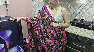 Full length Indian kitchen fucked by Bhabhi