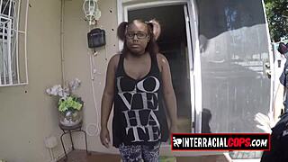 A black guy has sex with two fat women one after another