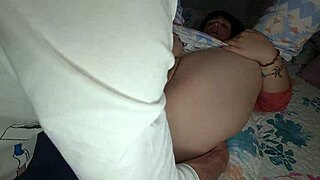 Stepmom Begs for Cum in Her Big Hairy Pussy While Dad's Away!