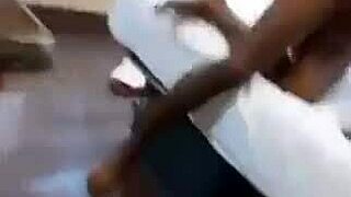 Curvy Honey Allows Skinny Mom's Boyfriend Access to Her Small Waist at Home