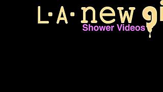 Sweet teen 18+ blonde shows her sexy body in the bath casting photoshoot