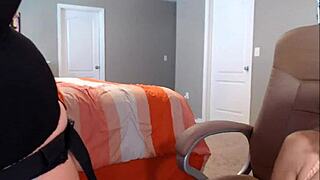 Two lesbian beauties fuck in doggy style with a strap-on, showcasing passionate strapon sex