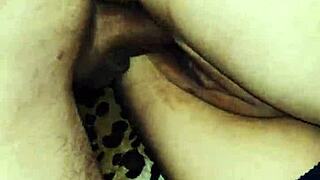 This 40-year-old MILF tries hard during preliminary filming in a porn studio