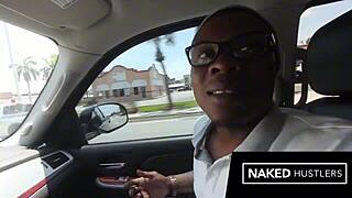 Real Blonde Military Wife Cheats With Big Black Dick Publicly