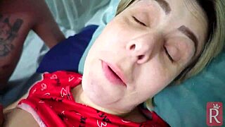 Latina MILF in POV MMF Threesome Gets Fucked and Gaped by Husband and Friend, Cum Dripping