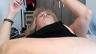 blonde milf in shorts